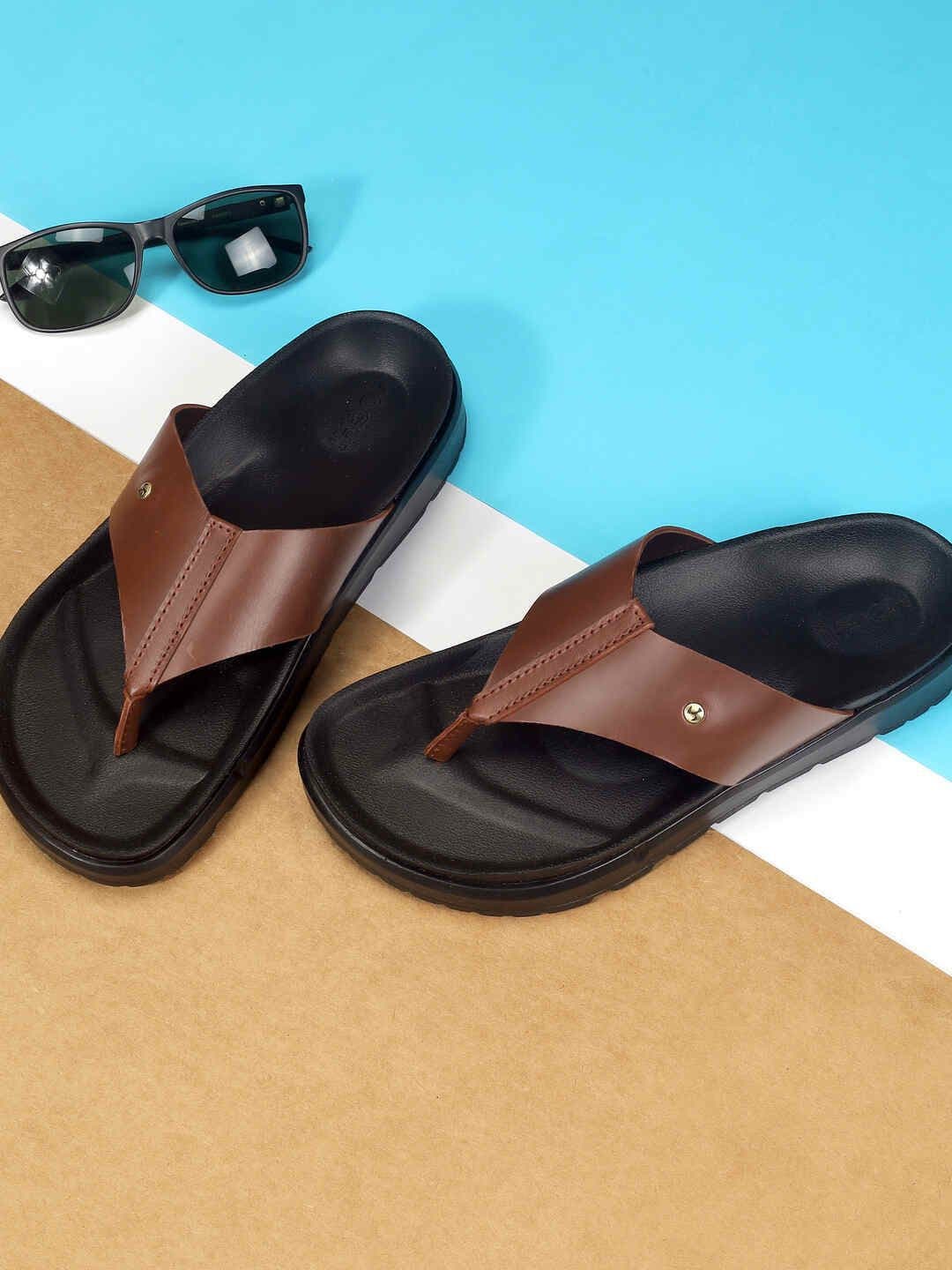 Mochi Cushioned Footbed Leather Comfort Sandals - view 1