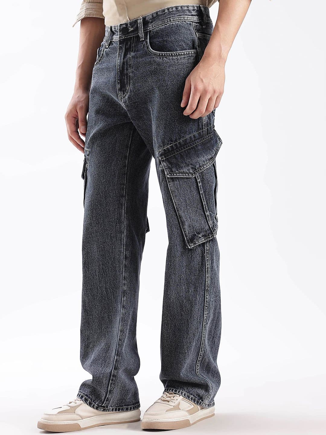 HERE&NOW Men Mid-Rise Mildly Distressed Jeans - view 1