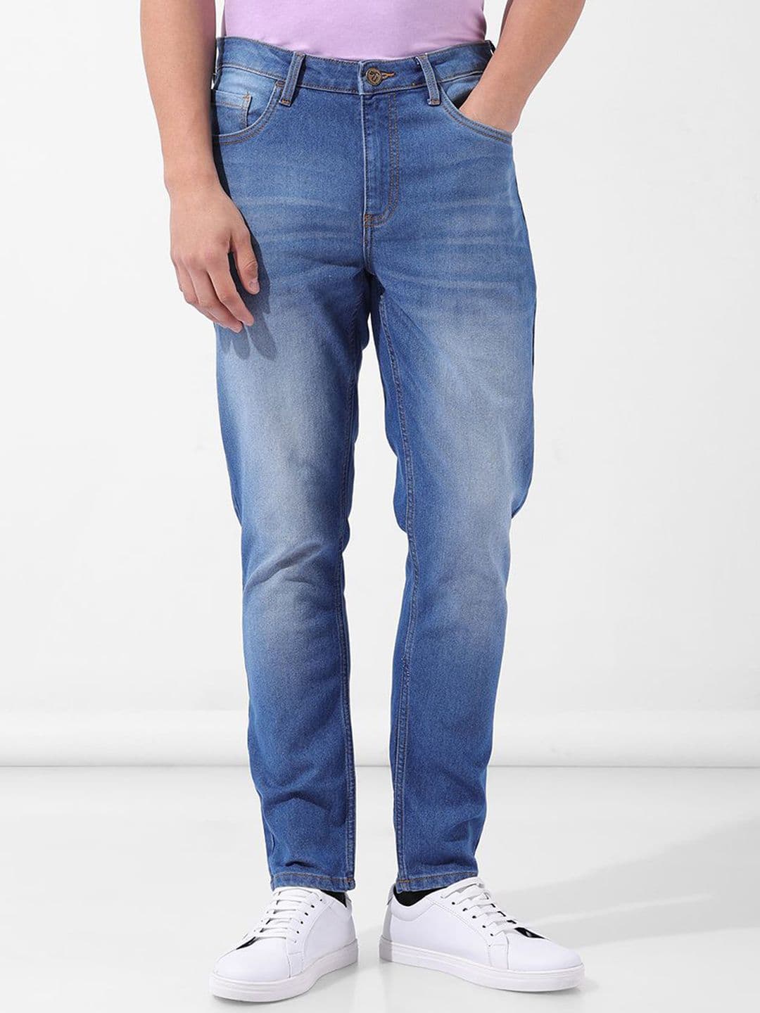 The Indian Garage Co Men Slim Fit Mid-Rise Stretchable Jeans - view 1