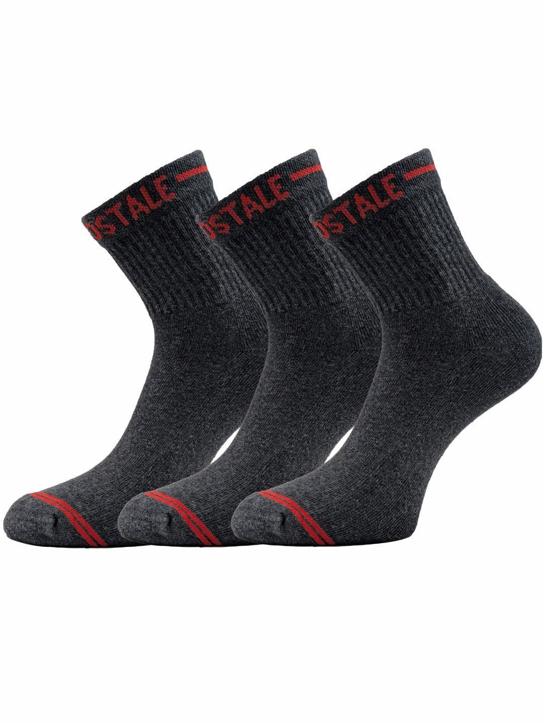 Aeropostale Men Pack Of 3 Half Cushion Ankle Length Socks - view 1