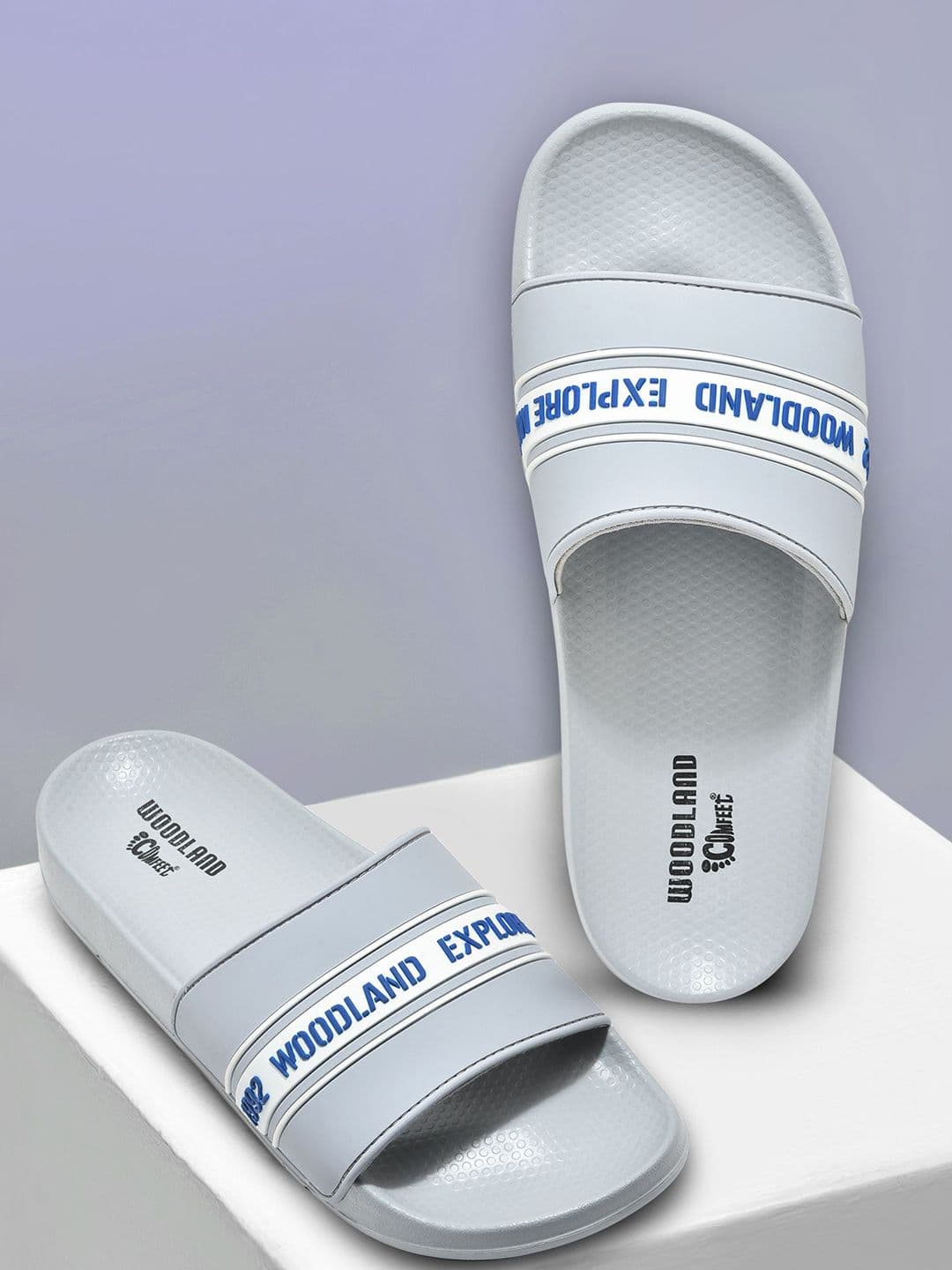 Woodland Brand Logo Printed Sliders - view 1