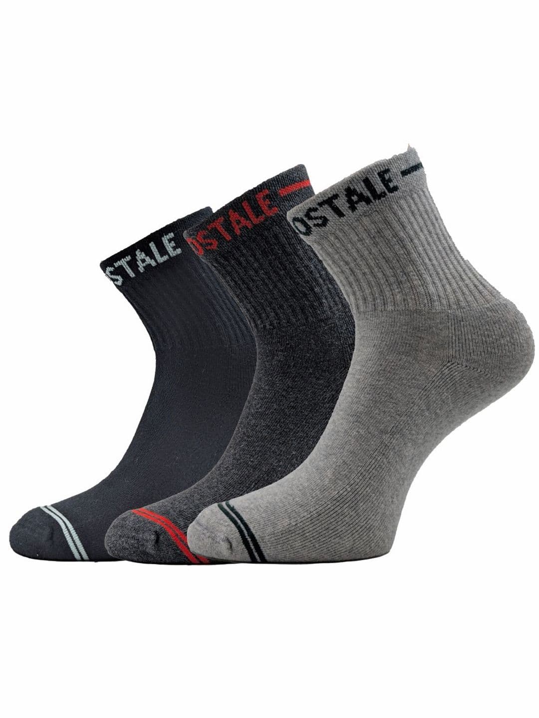 Aeropostale Men Pack Of 3 Half Cushion Ankle Length Socks - view 1