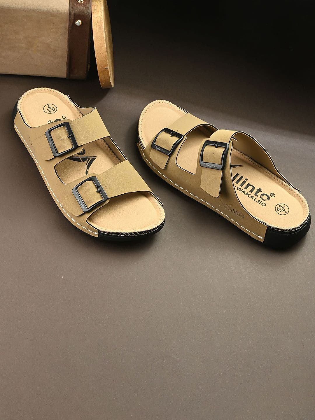 Vellinto Men Comfort Sandals with Buckle - view 1