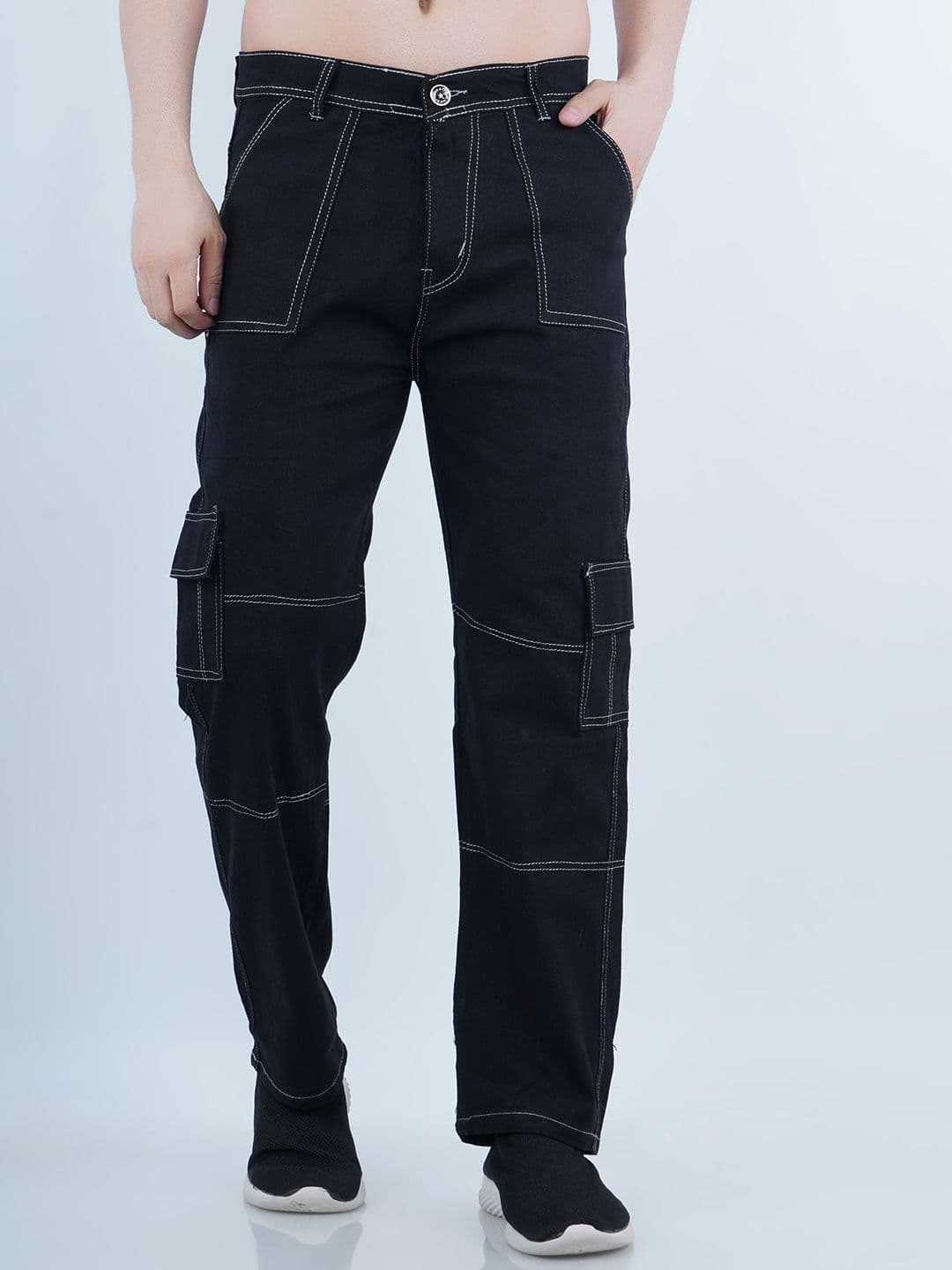 Moda Rapido Men Classic Straight Fit Mid-Rise Light Fade Stretchable Jeans - view 1