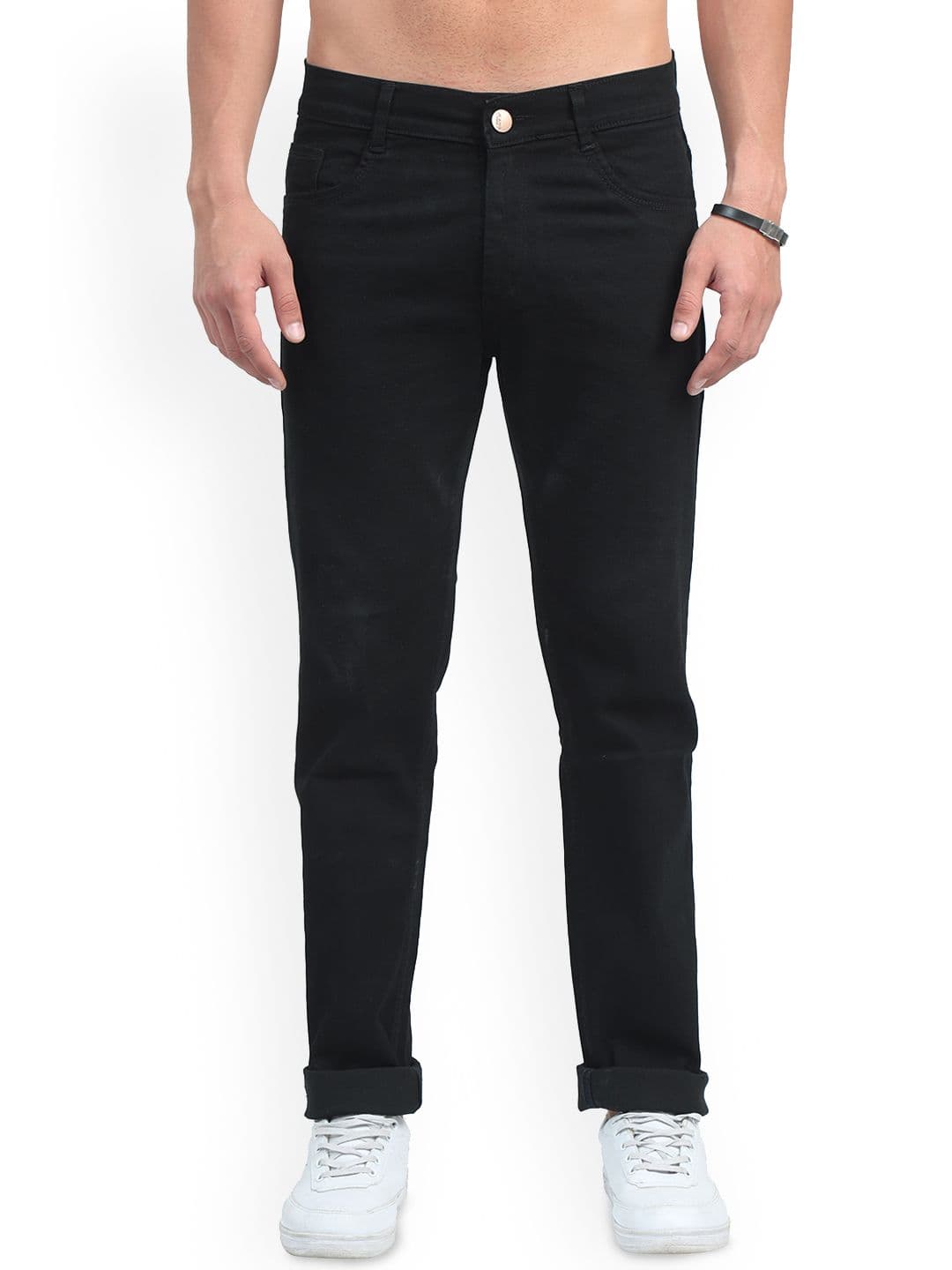 MIRAAN Men Regular Fit Mid-Rise Jeans - view 1