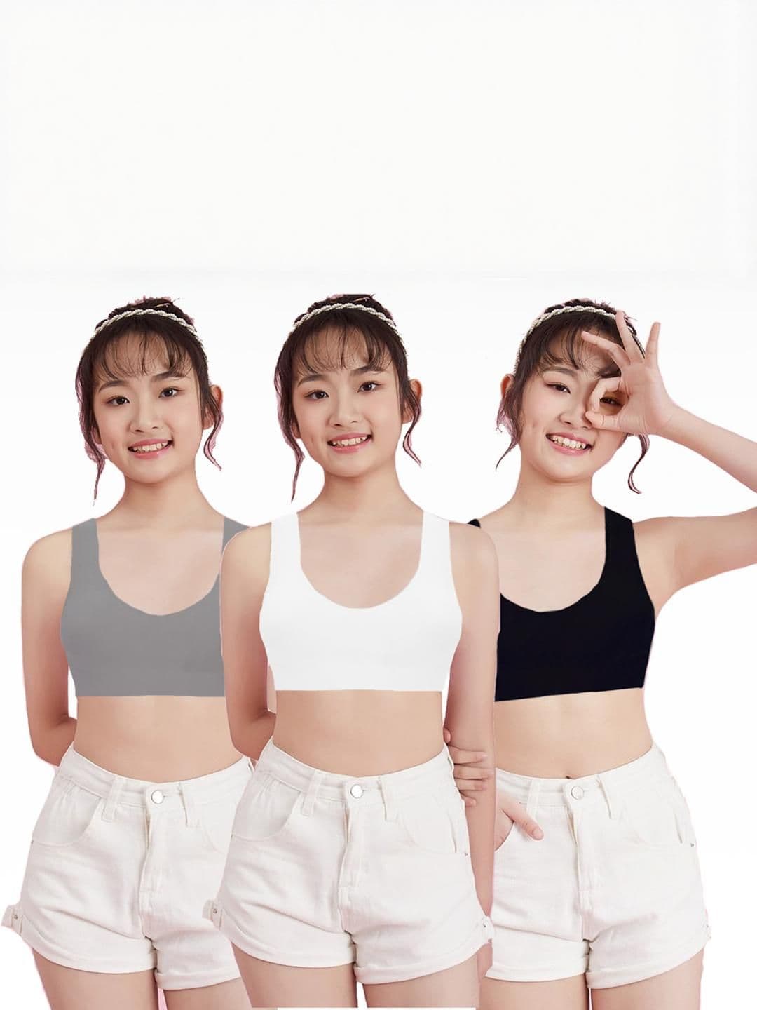 BRAAFEE Girls Beginners Non Padded Teenager Full Coverage Cotton Bra - view 1
