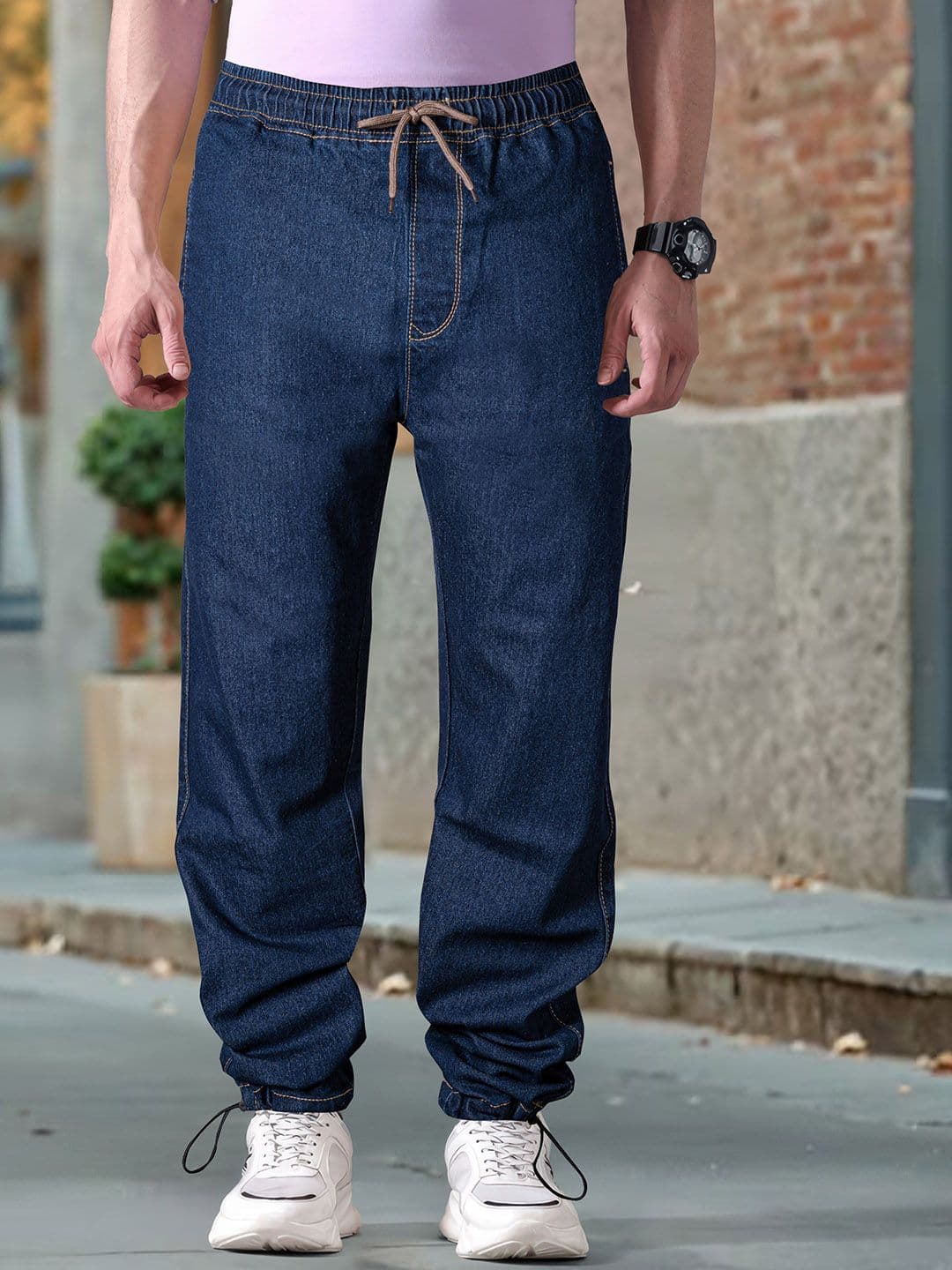 RIG BONE Men Comfort Jogger Mid-Rise Stretchable Jogger Jeans - view 1