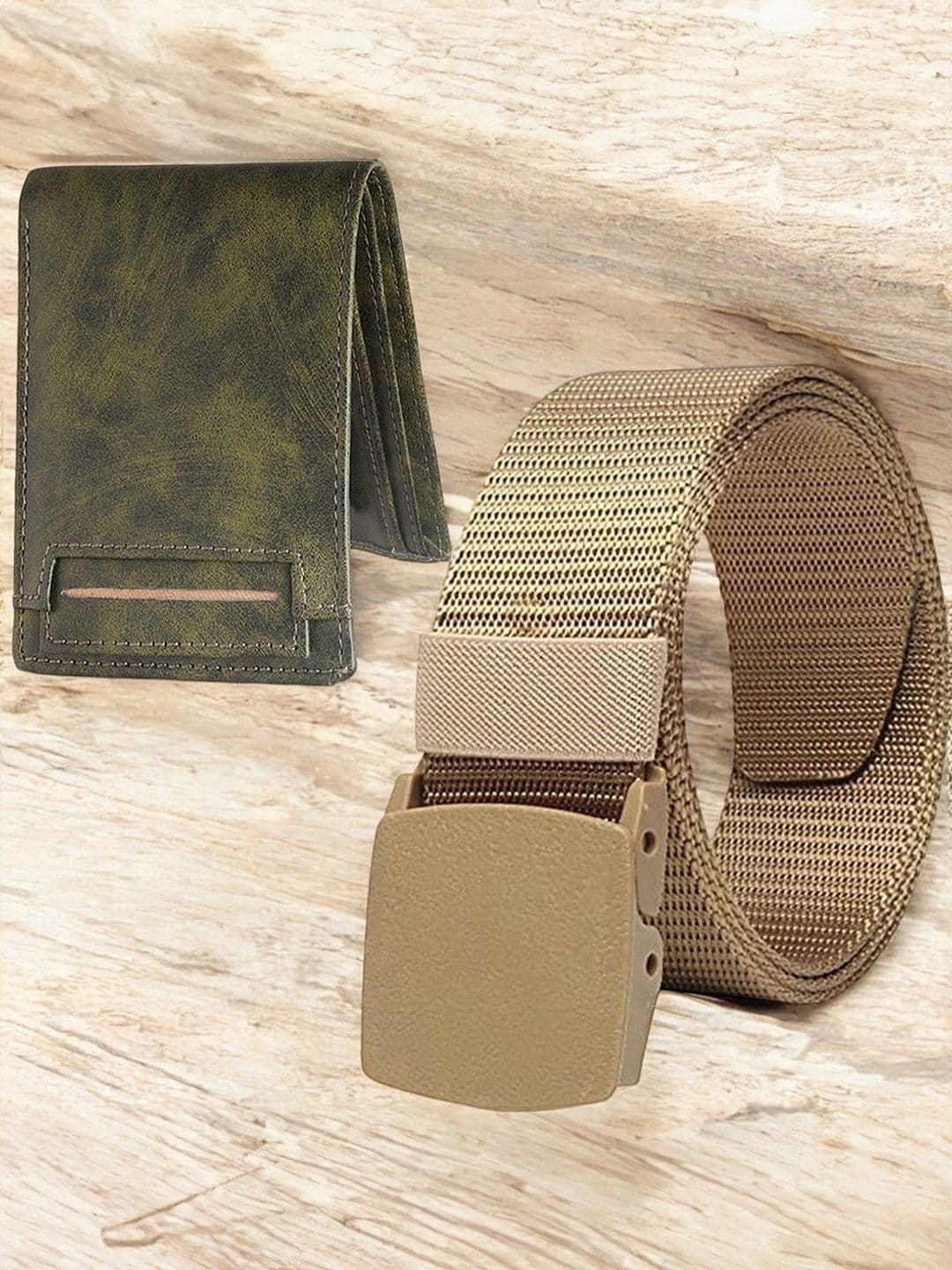 Metronaut Men Wallet and belt Accessory Gift Set