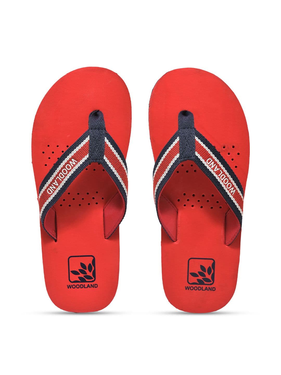 Woodland Men Printed Thong Flip-Flops - view 1