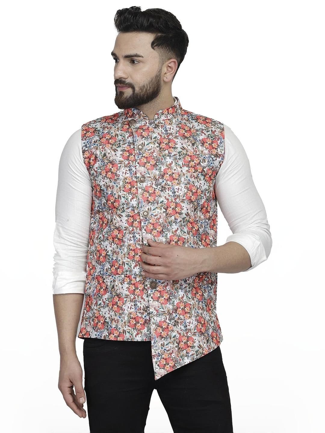 B BEN Sleeveless Printed Men Jacket () - view 1