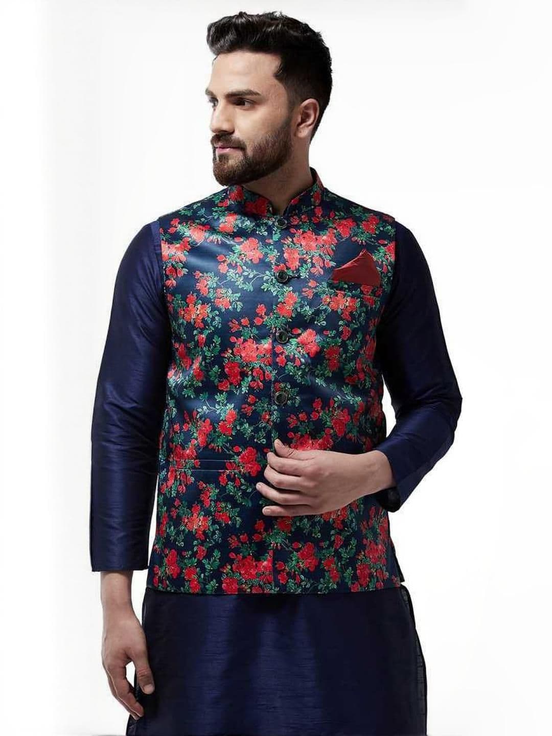 B BEN Sleeveless Self Design Men Jacket () - view 1