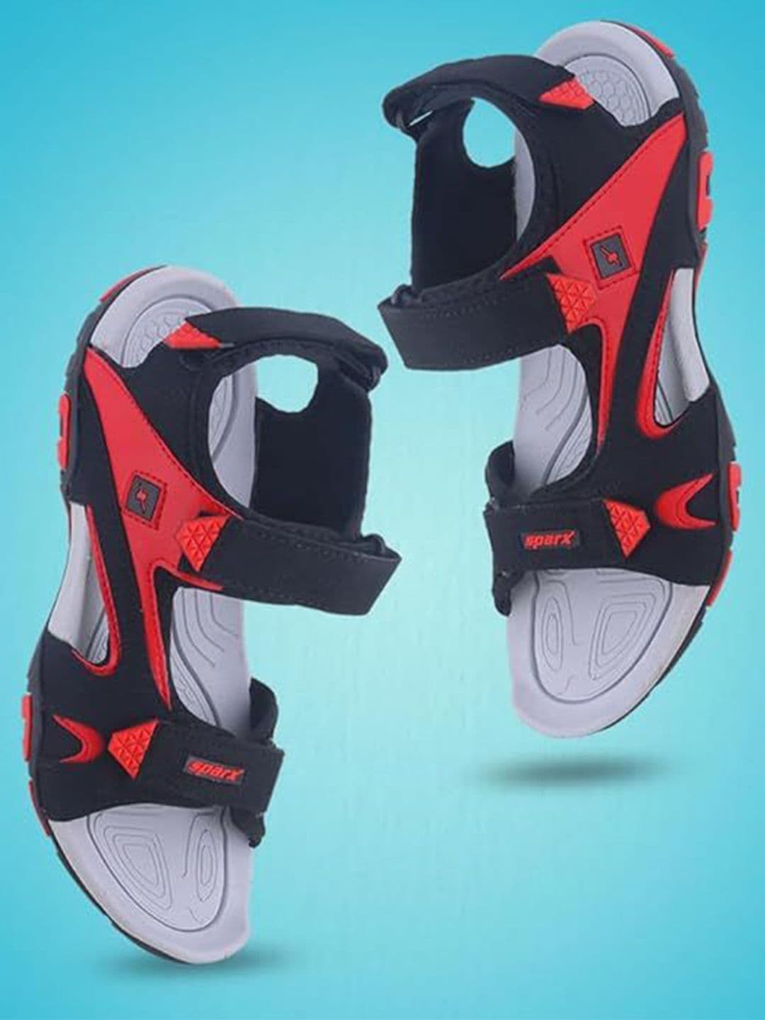 Sparx Men Synthetic Leather Velcro Comfort Sandals - view 1