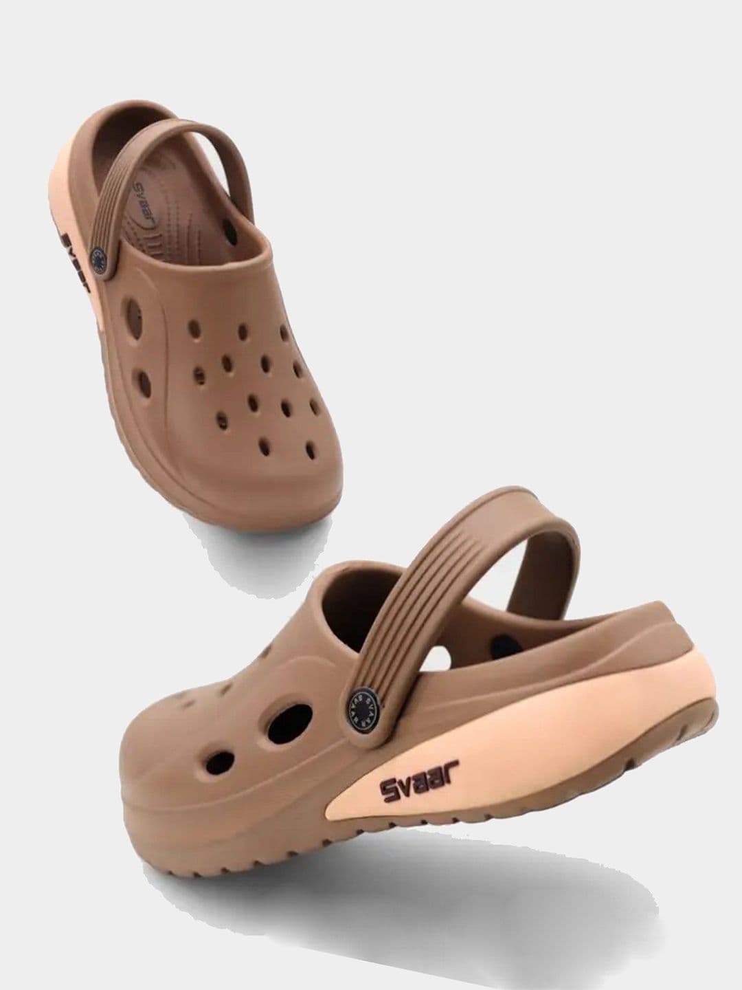 Svaar Men Comfortable Lightweight Casual Clogs With Back Strap - view 1