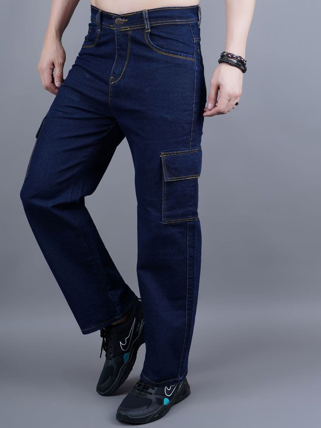 Metronaut Men Classic Mid-Rise Stretchable Jeans - view 1