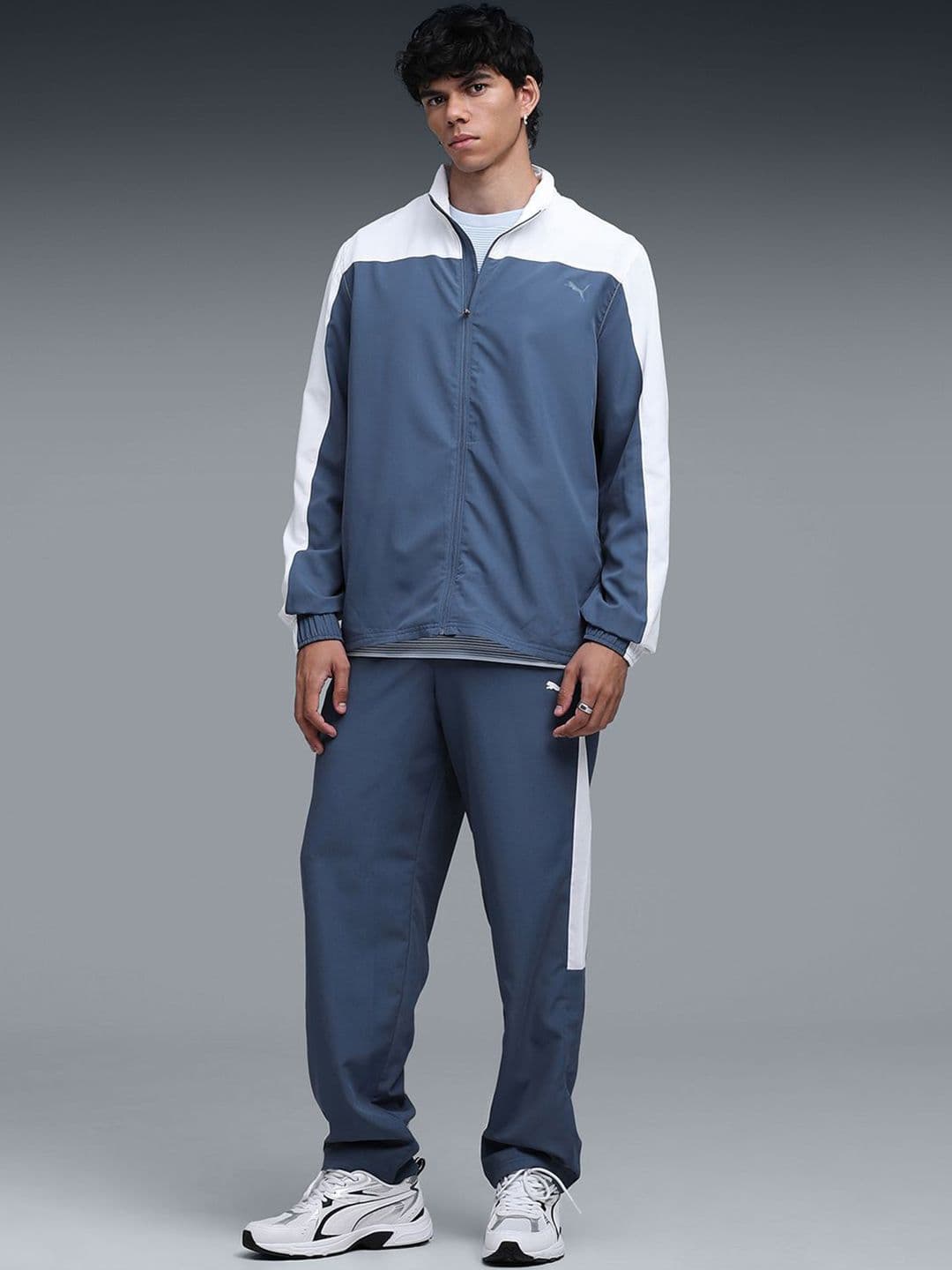 Puma Essentials Woven Colourblocked Tracksuit - view 1