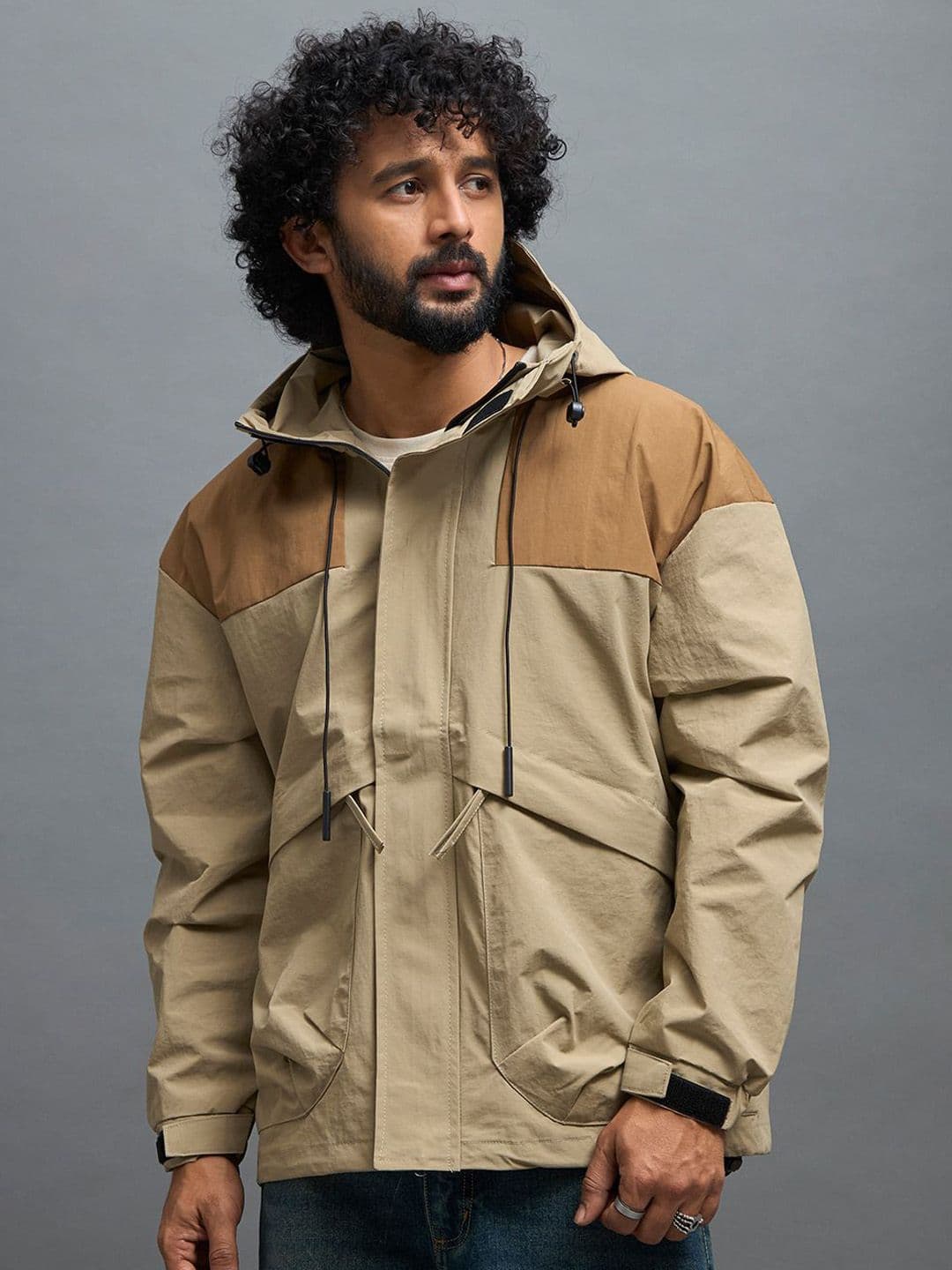 Espanshe Quiterie Men Hooded Jacket Sporty Jacket - view 1