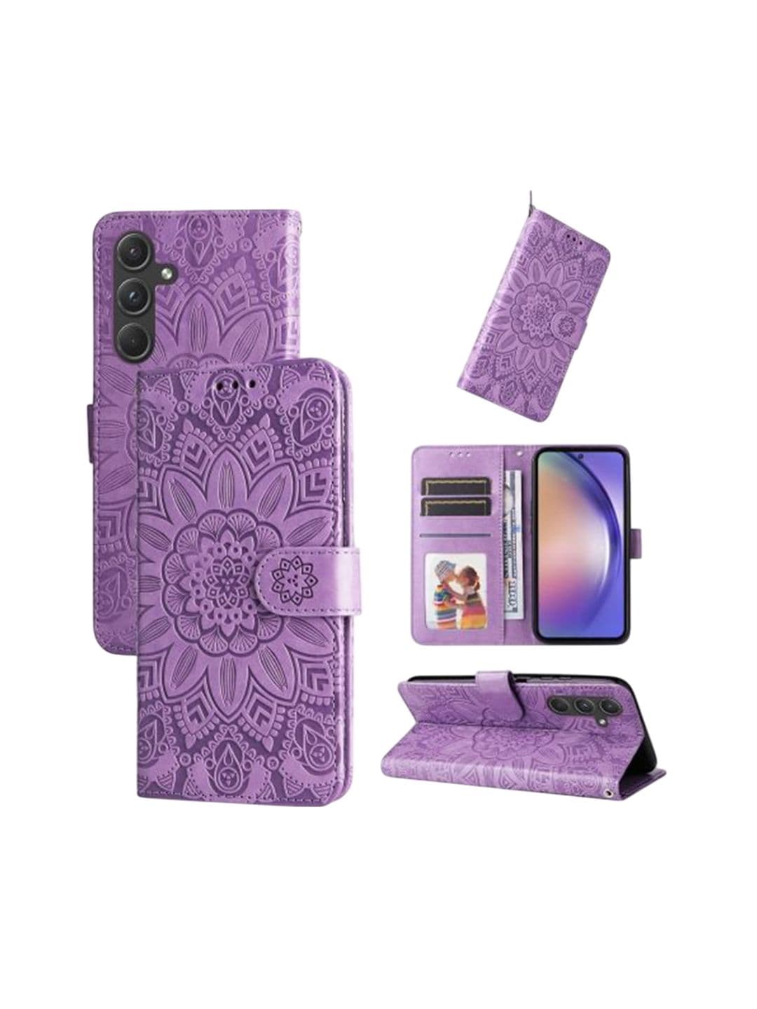 PEEPERLY Abstract Printed Samsung Galaxy S24 5G Flip Case Mobile Accessories