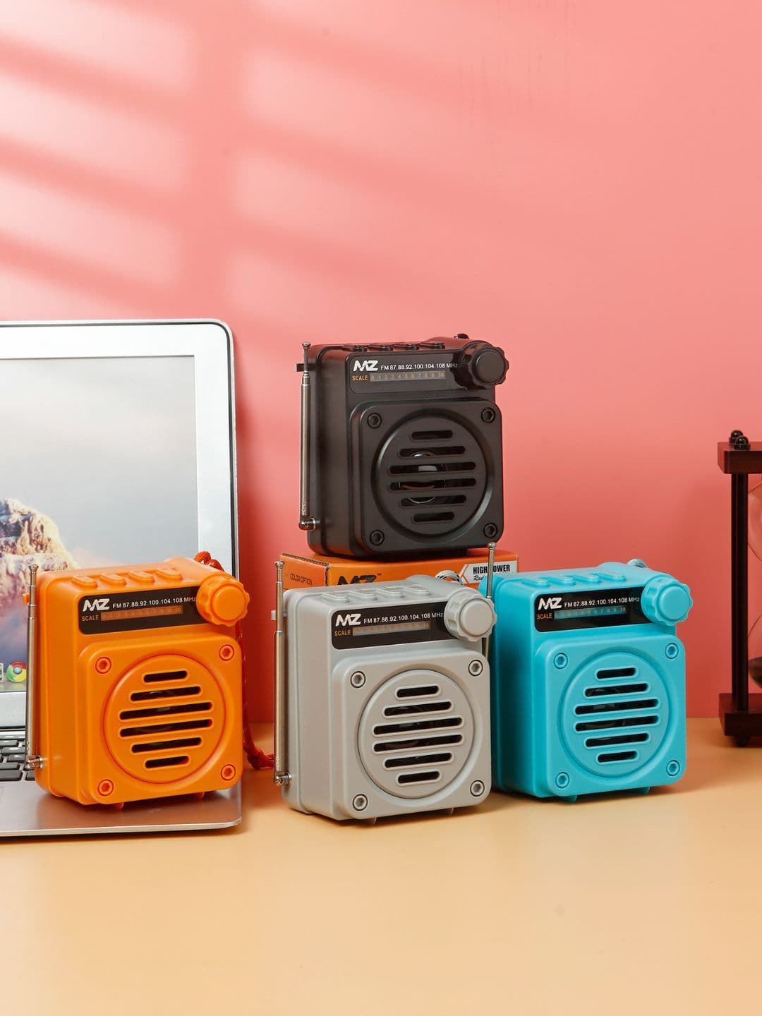 MZ Portable Bluetooth Dynamic Thunder Sound & High Bass Radio Speaker