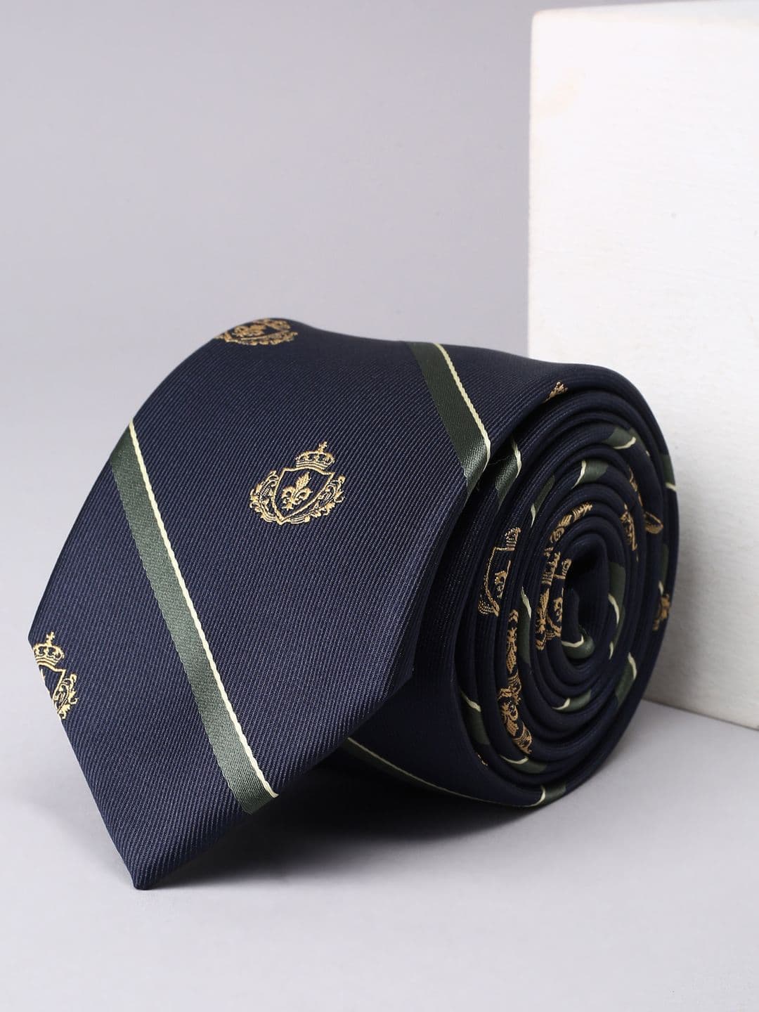 Louis Philippe Embroidered Broad Tie - view 1