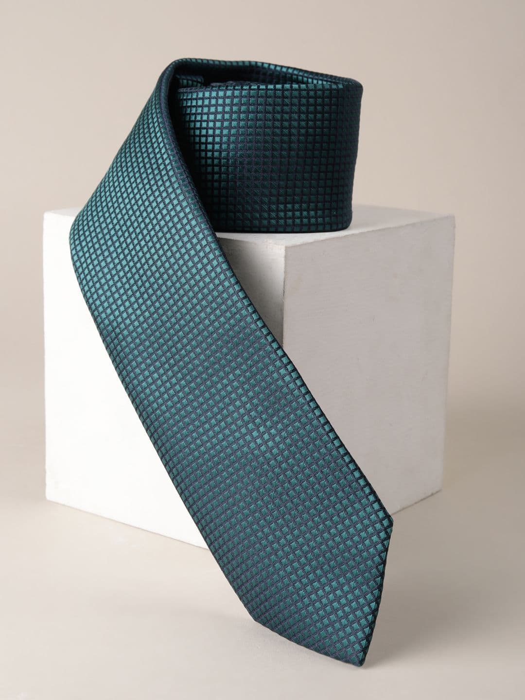 Louis Philippe Men Checked Broad Tie - view 1