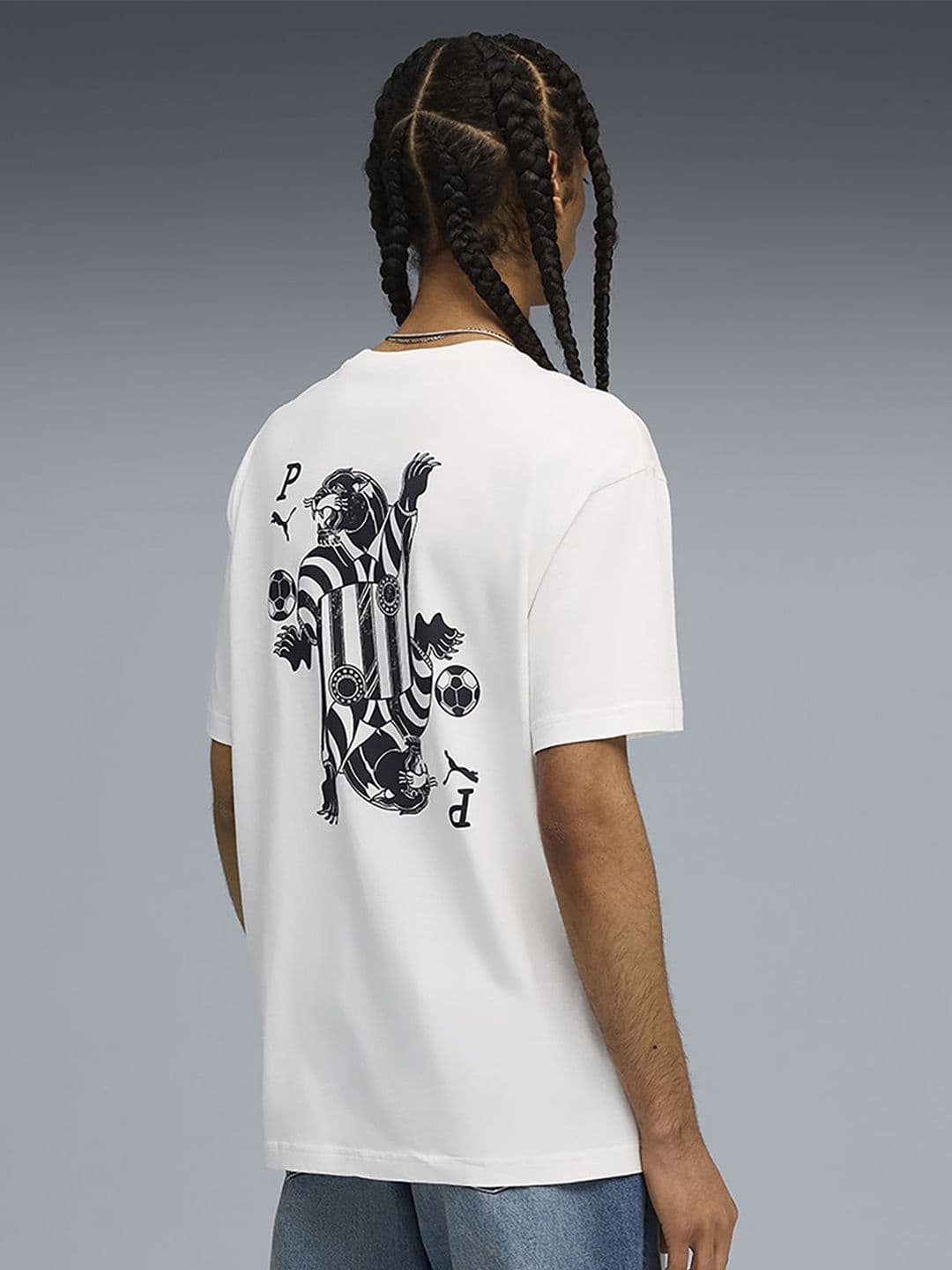Puma Men House of Graphics Printed Relaxed-Fit Cotton T Shirt - view 1
