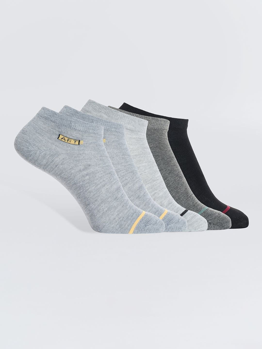 Camey Men Pack Of 5 Assorted Ankle-Length Socks - view 1