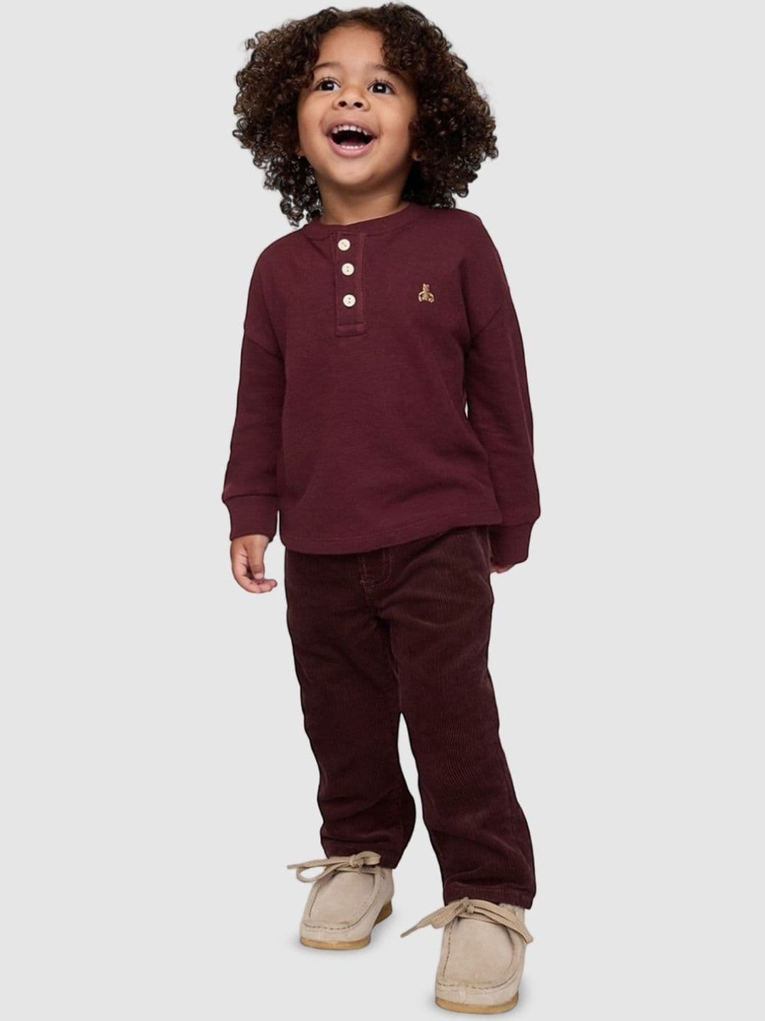 GAP Infant Boys Straight Fit Woven Trousers - view 1