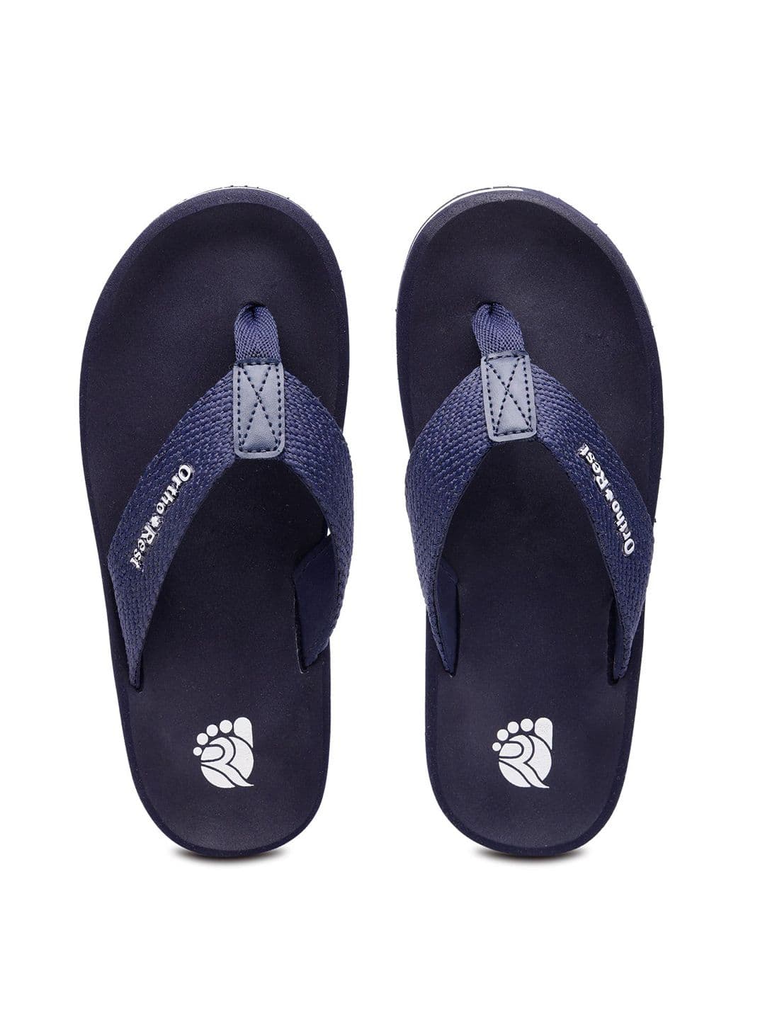 Ortho Rest Men Printed Rubber Thong Flip-Flops - view 1