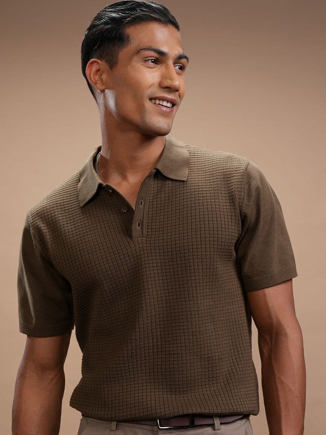HIGHLANDER Men Polo Collar T-shirt - view 1