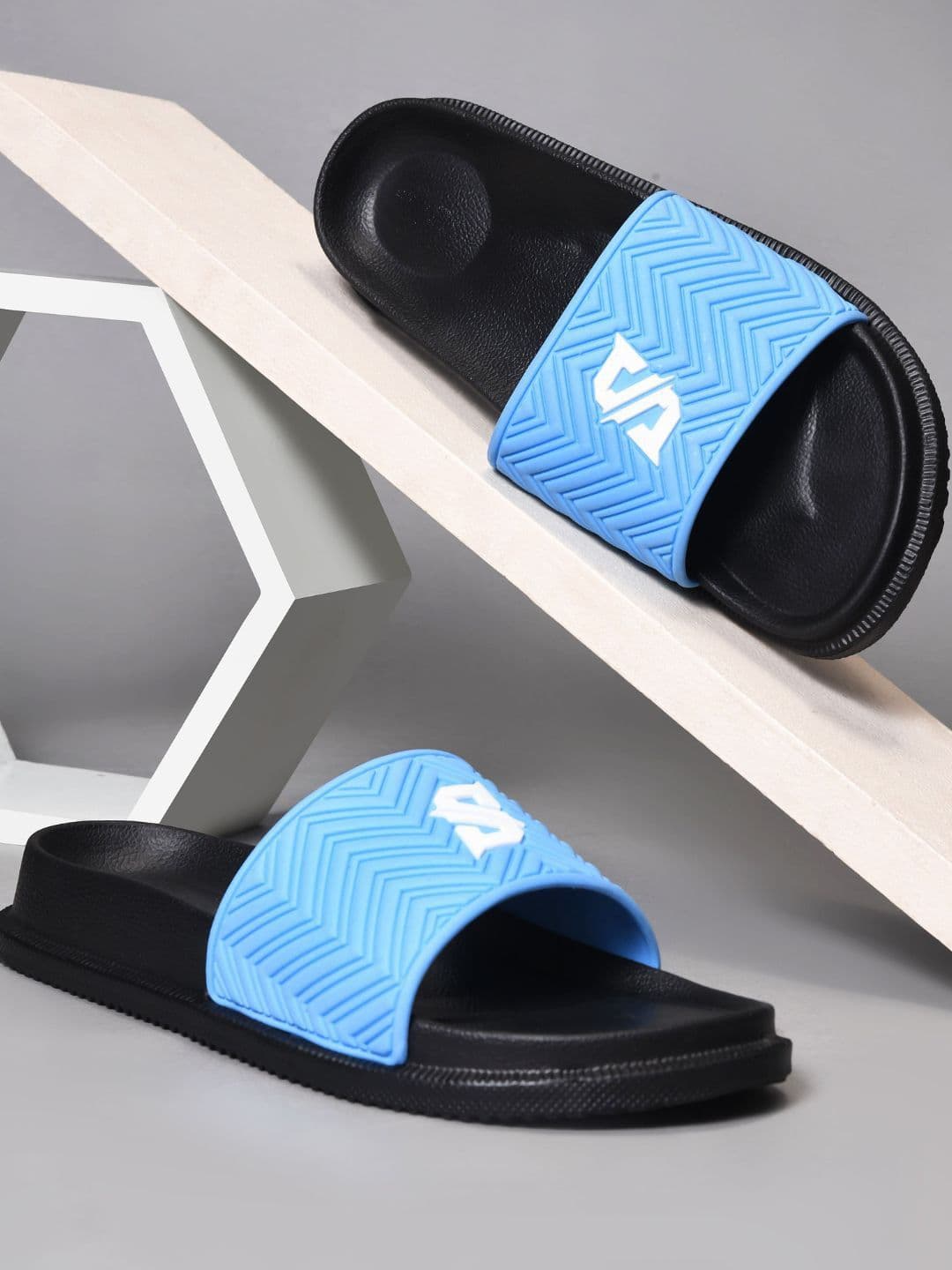 Slipover Men Printed Sliders - view 1