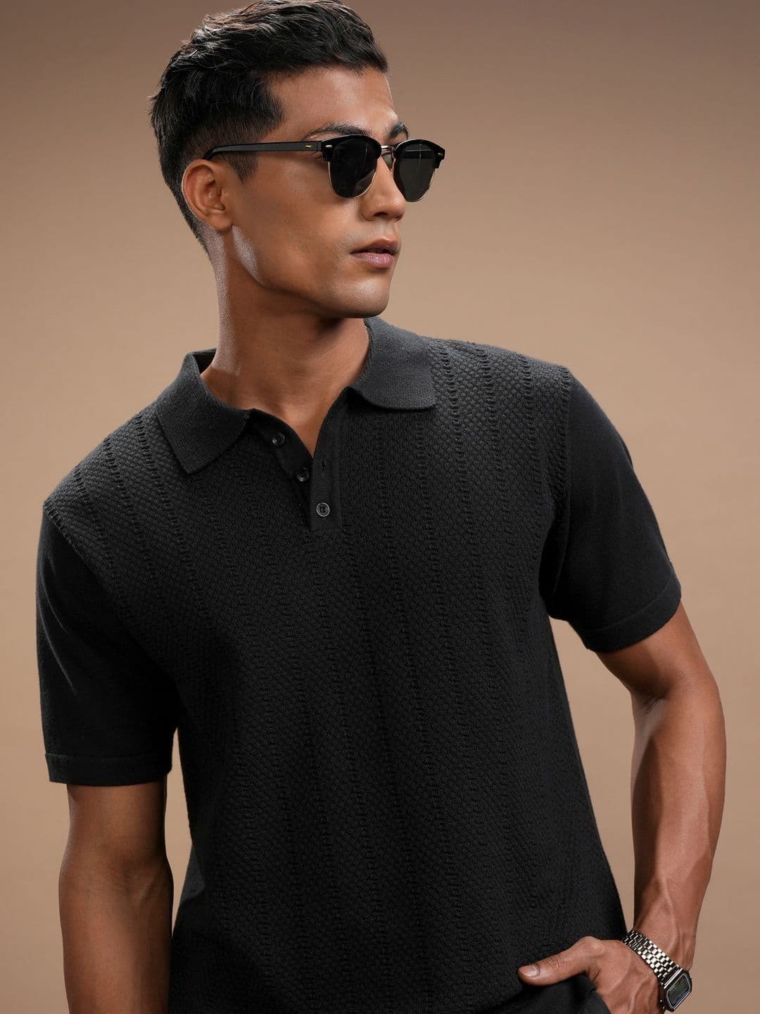 HIGHLANDER Men Polo Collar T-shirt - view 1