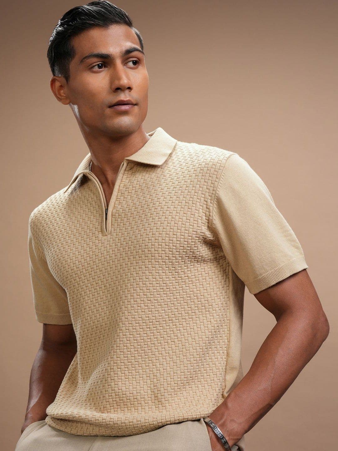 HIGHLANDER Men Polo Collar T-shirt - view 1