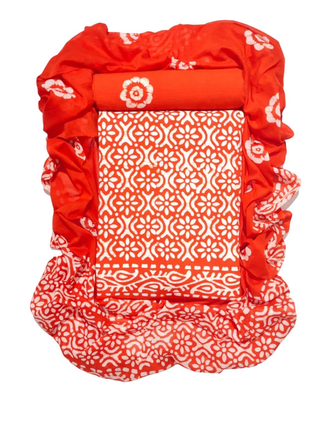 Farooq Dyeing Printed Pure Cotton Unstitched Dress Material - view 1