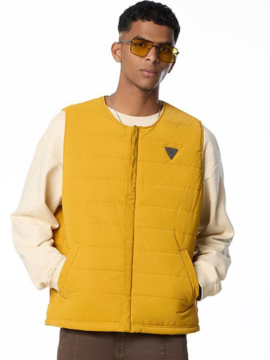 Urban Monkey Unisex Floral Puffer Jacket - view 1