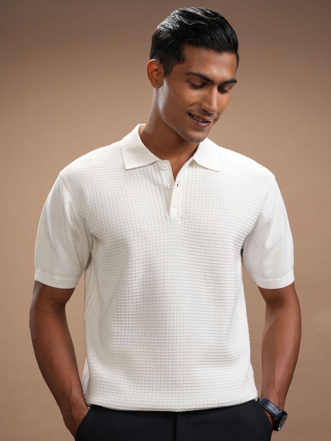 HIGHLANDER Men Polo Collar T-shirt - view 1