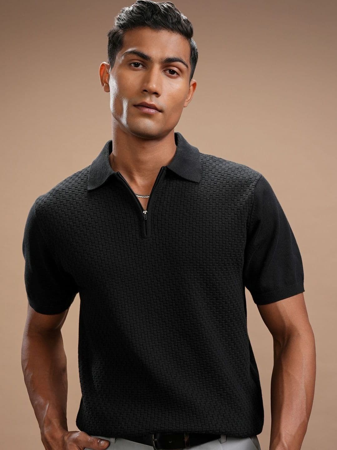 HIGHLANDER Men Polo Collar T-shirt - view 1
