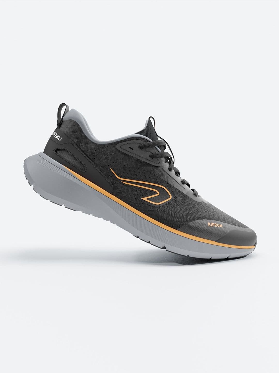 Decathlon Kiprun - Men Black Jogflow 190.1 Superior Grip Cushioned Running Shoes - view 1