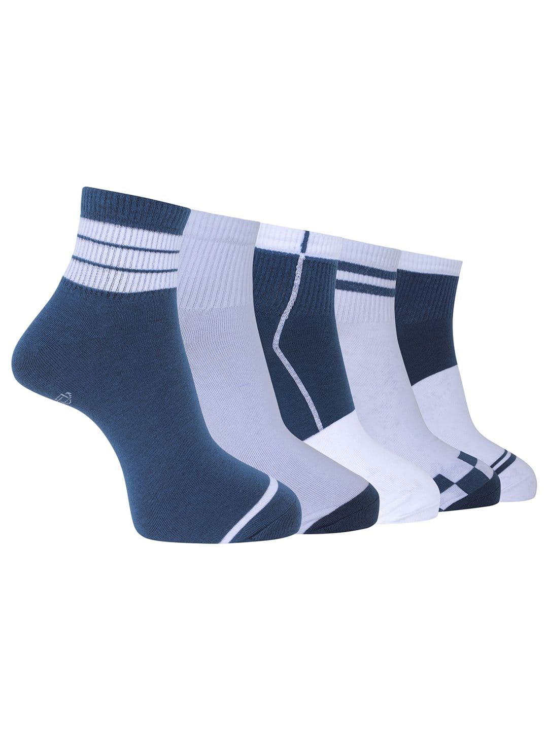 Dollar Men Pack Of 5 Patterned Woolen Ankle-Length Socks - view 1