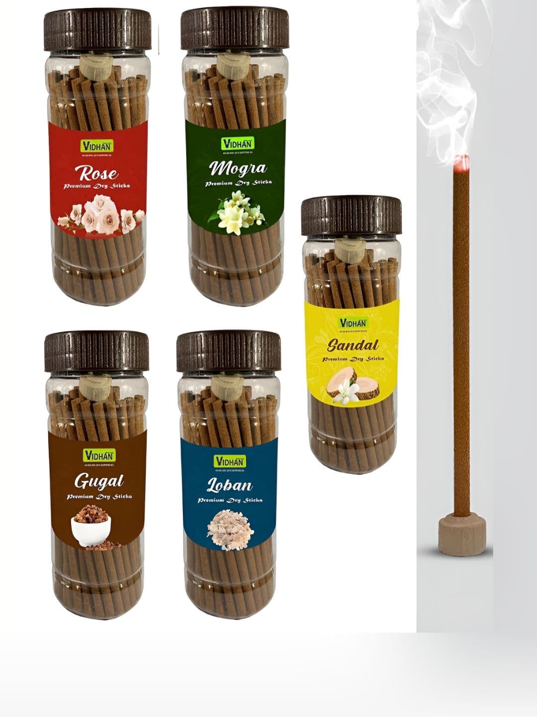 vidhan Wood 5 Piece Scented Ganesh Chaturthi Incense Sticks - view 1