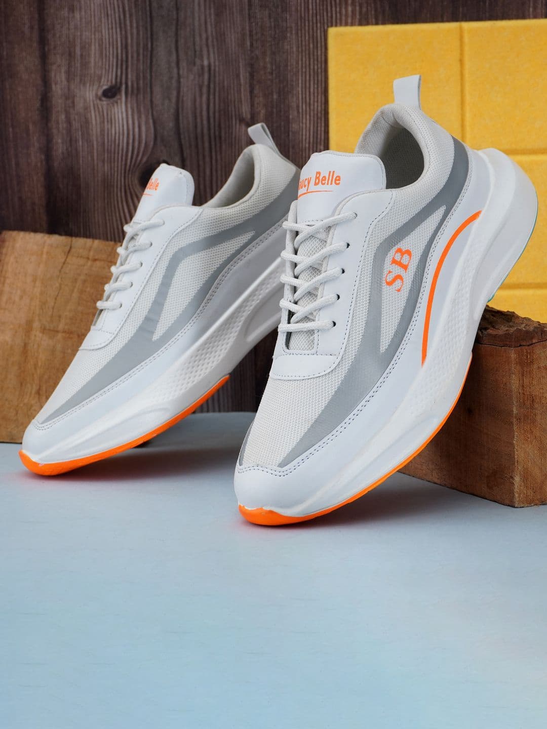 SAUCY BELLE Men Mesh Running Shoes - view 1