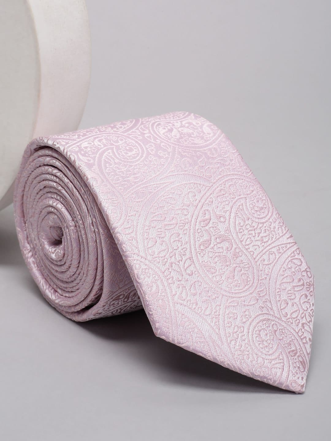 Louis Philippe Men Printed Ascot Embroidered Tie - view 1