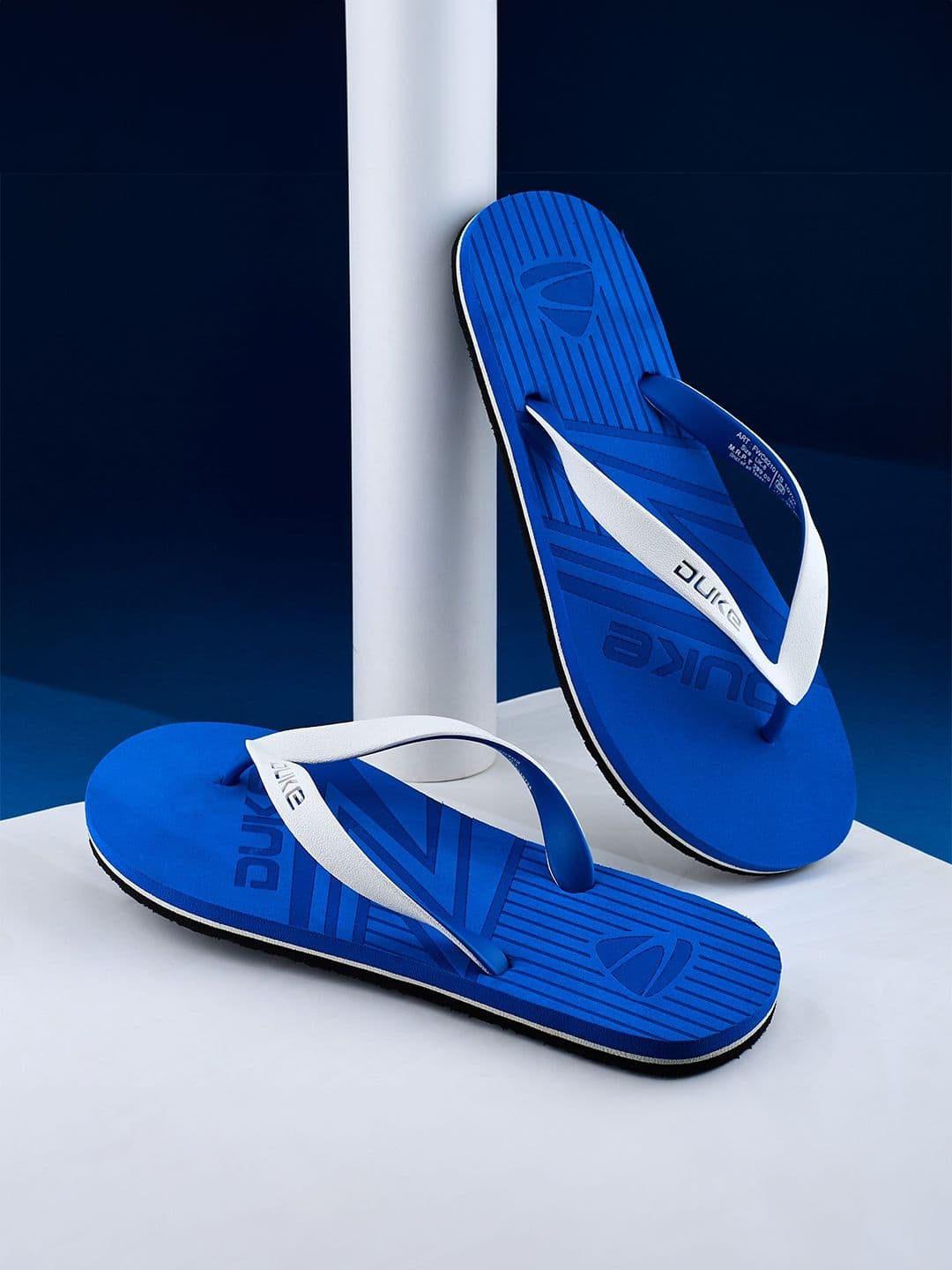 Duke Men Printed Thong Flip-Flops - view 1