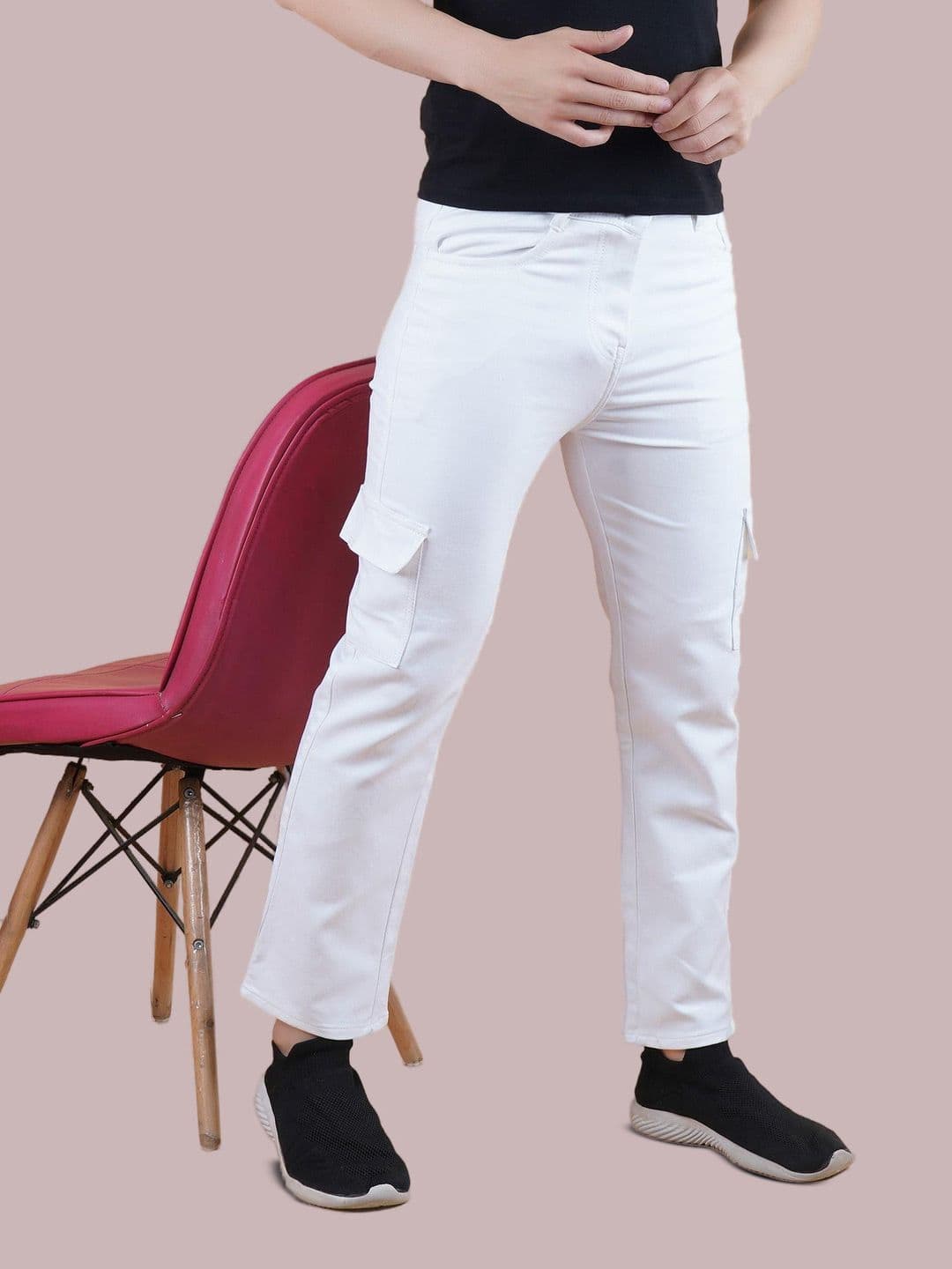 COMFITS Men Classic Clean Look Stretchable Cargo Styles Jeans - view 1