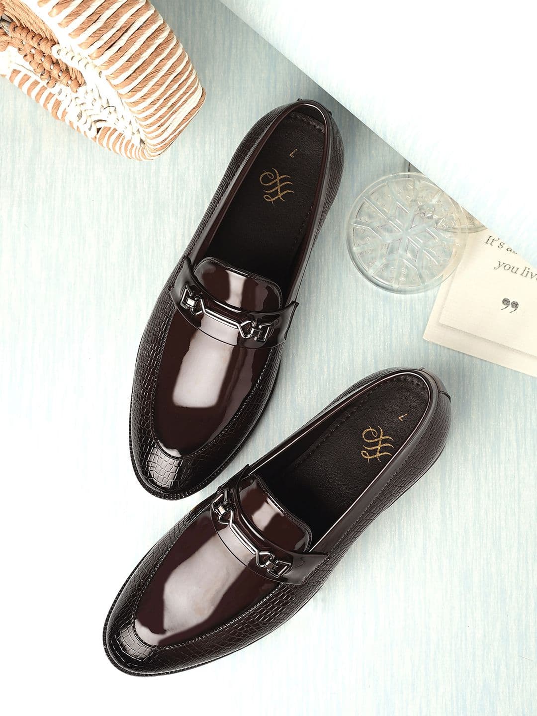 House Of Pataudi Men Formal Slip On Loafers - view 1