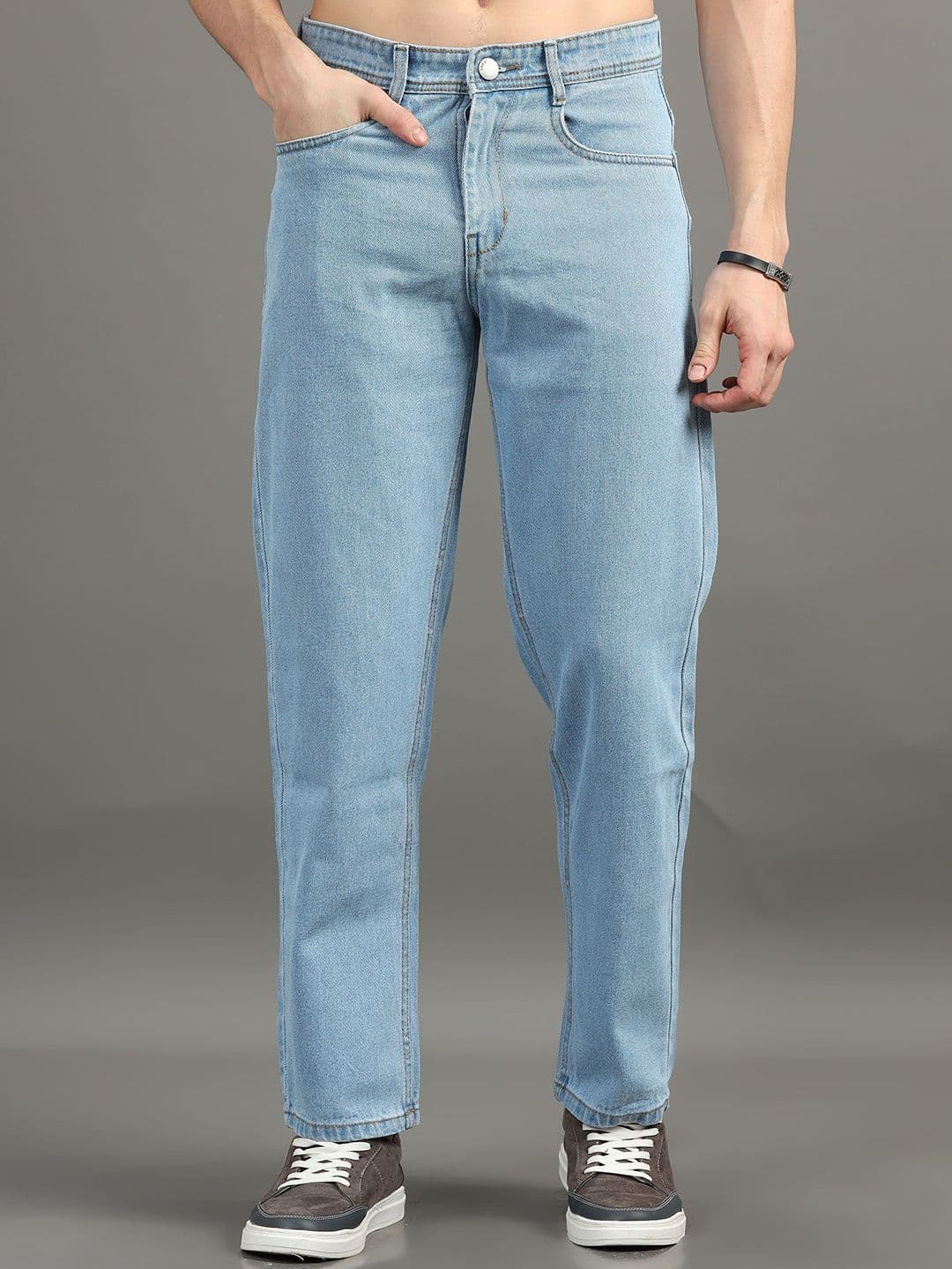 Kolor Fusion Men Light Baggy Mid-Rise Jeans - view 1