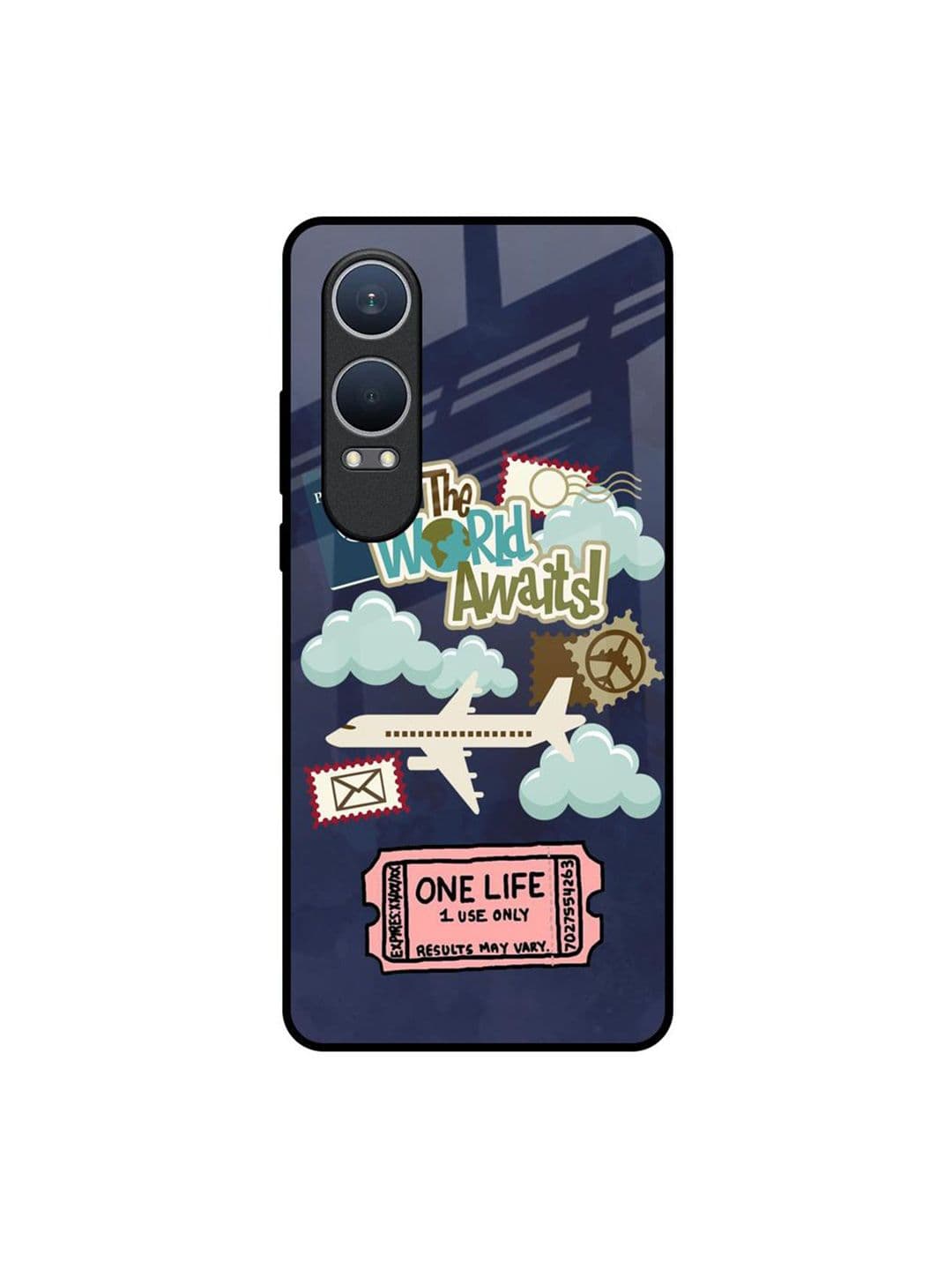 QRIOH Tour The World OnePlus Nord CE4 Lite 5G Impact Resistant Back Case