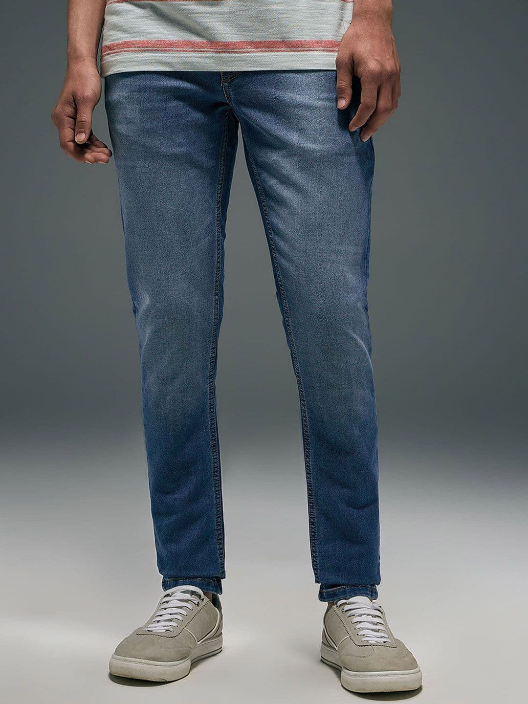 Flying Machine Men Super Skinny Fit Low-Rise Clean Look Stretchable Jeans - view 1