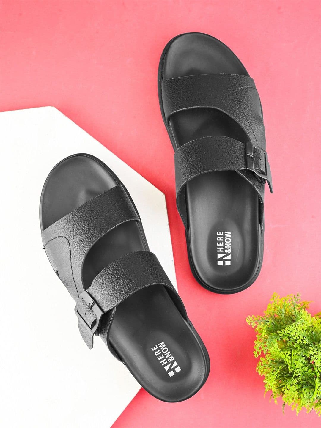 HERE&NOW Men PU Comfort Sandals - view 1