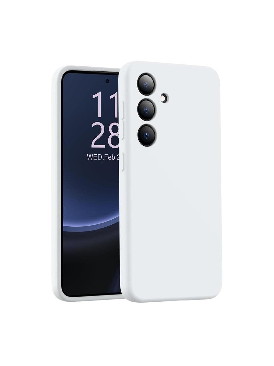 LIRAMARK Solid Samsung Galaxy S24 5G Impact Resistant Back Case