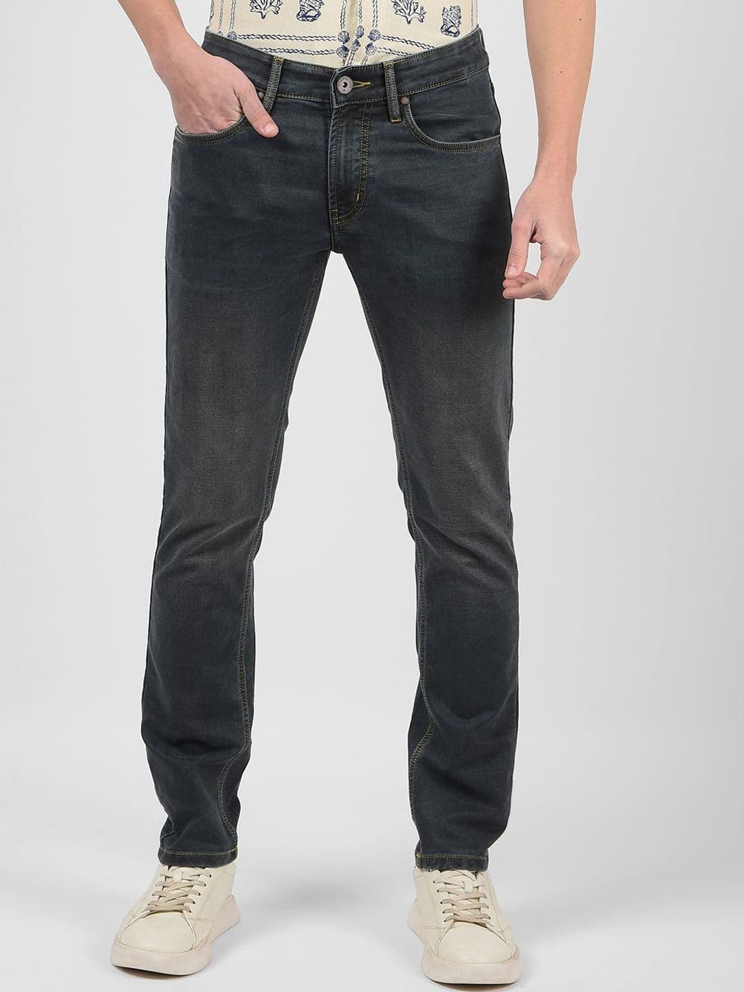 Numero Uno Men Skinny Fit Low-Rise Light Fade Stretchable Jeans - view 1